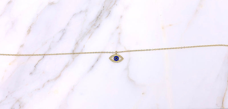 Turkish Evil Eye Necklace, Bohemian Evil Eye Pendant, Watchful Eye, Boho Jewelry, Protection Jewelry, Blue Evil Eye, Good Luck Gifts For Her